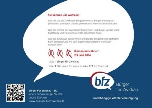 Bfz Flyer Kommunalwahl 2014 